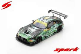 Mercedes Benz  - AMG GT3 2019 green/white/black - 1:18 - Spark - 18MC19 - spa18MC19 | The Diecast Company