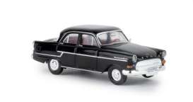 Opel  - Kapitan black - 1:87 - Brekina - BRE20880 - Brek20880 | The Diecast Company