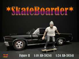 Figures  - Skateboarder #1 2020  - 1:24 - American Diorama - 38341 - AD38341 | The Diecast Company