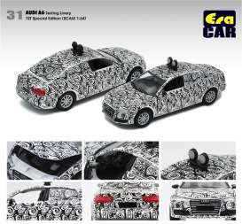 Audi  - A6 Testing Livery white-black - 1:64 - Era - AU20A6RF31 - EraAU20A6RF31 | The Diecast Company