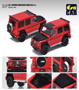 Liberty Walk Mercedes Benz - G63 AMG 2019 red - 1:64 - Era - Eramb204x4SP29 - Eramb204x4SP29 | The Diecast Company