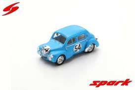 Renault  - 4CV 1952 blue - 1:43 - Spark - S5224 - spaS5224 | The Diecast Company