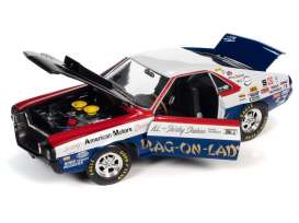 AMC  - AMX S/S 1969 red/white/blue/black - 1:18 - Auto World - 267 - AW267 | The Diecast Company