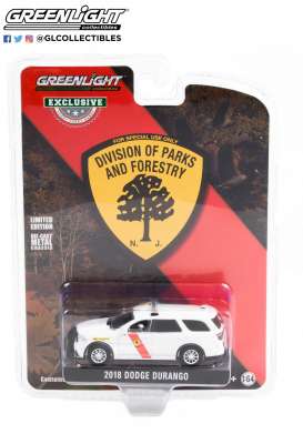 Dodge  - Durango 2018 white - 1:64 - GreenLight - 30267 - gl30267 | The Diecast Company