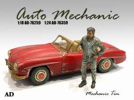 Figures  - Mechanic Tim 2021  - 1:18 - American Diorama - 76259 - AD76259 | The Diecast Company