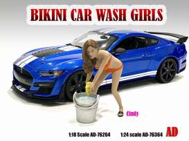 Figures  - Bikini Car Wash Girl *Cindy* 2021  - 1:18 - American Diorama - 76264 - AD76264 | The Diecast Company
