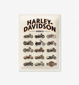 Tac Signs 3D  - Harley Davidson black/beige - Tac Signs - NA23233 - tac3D23233 | The Diecast Company