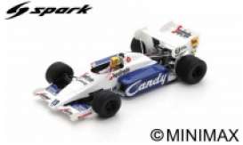 Toleman  -  TG184 1984 white/blue - 1:43 - Spark - s2778 - spas2778 | The Diecast Company