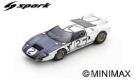 Ford  -  GT40 1965 white/black - 1:43 - Spark - s4533 - spas4533 | The Diecast Company