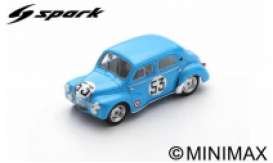 Renault  - 4CV 1952 blue - 1:43 - Spark - s5225 - spas5225 | The Diecast Company