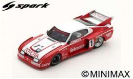 Toyota  - Celica 1978 red/white - 1:43 - Spark - s7701 - spas7701 | The Diecast Company