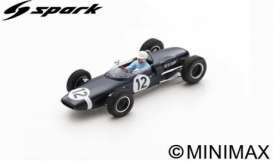 Lotus  - 18-21 1962 black/white - 1:43 - Spark - s7451 - spas7451 | The Diecast Company