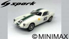 Lotus  - Elite 1964 white/darkgreen - 1:43 - Spark - s8214 - spas8214 | The Diecast Company