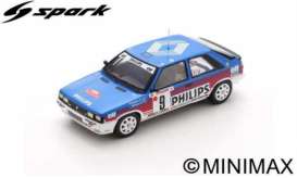 Renault  - 11 Turbo 1987 blue/white/red - 1:43 - Spark - s5569 - spas5569 | The Diecast Company