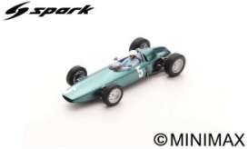 BRM  - P57 1963 green-blue - 1:18 - Spark - 18s546 - spa18s546 | The Diecast Company