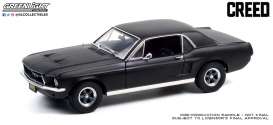 Ford  - Mustang 1967 matte black - 1:18 - GreenLight - 13611 - gl13611 | The Diecast Company