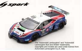 Lamborghini  - Huracan GT3 2016 white/red/blue - 1:43 - Spark - sb284 - spasb284 | The Diecast Company