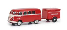 Volkswagen  - T1 red - 1:87 - Schuco - 26618 - schuco26618 | The Diecast Company