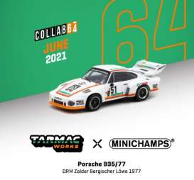 Porsche  - 935/77 white/orange - 1:64 - Tarmac - T64MC-002-VAL - TC-T64MC002VAL | The Diecast Company