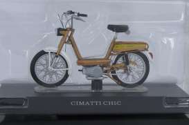 Bikes  - Cimatti Chic brown-gold - 1:18 - Magazine Models - X8FALA0041 - magmot041 | The Diecast Company