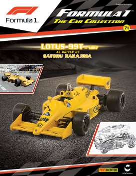 Lotus  - 99T #11 Satoru Nakajima 1987 yellow - 1:43 - Magazine Models - magF1Lotus99T | The Diecast Company