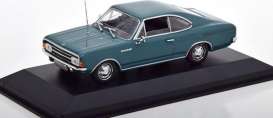 Opel  - Rekord C  1966 blue metallic - 1:43 - Maxichamps - 940046100 - mc940046100 | The Diecast Company