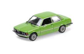 BMW  - 323i (E21) 1975 green - 1:87 - Minichamps - 870020002 - mc870020002 | The Diecast Company