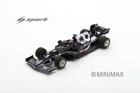 Scuderia  - Alpha Tauri 2020 black/white - 1:43 - Spark - s7669 - spas7669 | The Diecast Company