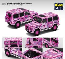 Mercedes Benz  - G63 2021 pink - 1:64 - Era - Era214x4RF49 - EraMB214x4RF49 | The Diecast Company