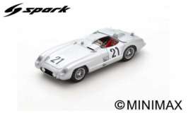 Mercedes Benz  - 300 SLR 1955 white - 1:43 - Spark - s4735 - spas4735 | The Diecast Company