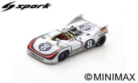 Porsche  - 908/3 1971 white/black/red - 1:43 - Spark - s2332 - spas2332 | The Diecast Company