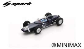 Lotus  - 18-21 V8 1961 black/white - 1:43 - Spark - s7448 - spas7448 | The Diecast Company