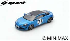 Alpine  - A110S 2021 blue - 1:43 - Spark - s6576 - spas6576 | The Diecast Company