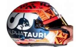 Helmet  - 2021 orange/blue - 1:5 - Spark - 5HF056 - spa5HF056 | The Diecast Company