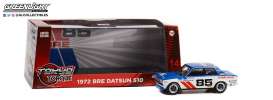 Datsun  - 510 1972 blue/white/red - 1:43 - GreenLight - 86345 - gl86345 | The Diecast Company