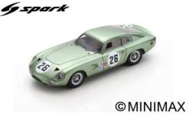 Aston Martin  - DP214 1964 lightgreen - 1:43 - Spark - s3684 - spas3684 | The Diecast Company