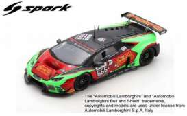 Lamborghini  - Huracan GT3 2016 green/red/black - 1:43 - Spark - sb294 - spasb294 | The Diecast Company