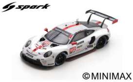 Porsche  - 911 2020 white/red - 1:43 - Spark - us121 - spaus121 | The Diecast Company