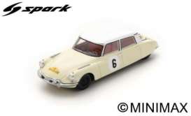 Citroen  - DS19 1963 lightyellow/white - 1:43 - Spark - sf230 - spasf230 | The Diecast Company