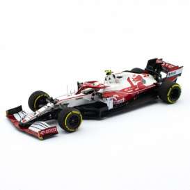 Alfa Romeo  - Racing 2021 white/black/red - 1:18 - Spark - 18S579 - spa18S579 | The Diecast Company