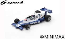 Tyrrell  - 008 1978 white/blue - 1:43 - Spark - S7237 - spaS7237 | The Diecast Company