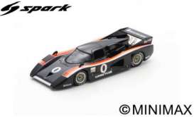 Lola  - T600 1982 black/white/orange - 1:43 - Spark - S8602 - spas8602 | The Diecast Company