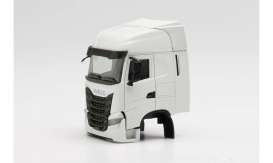 Iveco  - S-Way Cabine white/black - 1:87 - Herpa - H085342 - herpa085342 | The Diecast Company