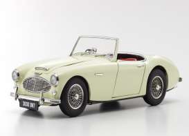 Austin  - Healey white - 1:18 - Kyosho - 8149EW - kyo8149w | The Diecast Company