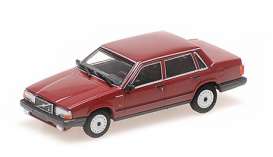 Volvo  - 740 GL 1986 dark red - 1:87 - Minichamps - 870171702 - mc870171704 | The Diecast Company