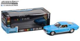 Ford Mustang - Fastback 1967 blue - 1:18 - GreenLight - 13640 - gl13640 | The Diecast Company