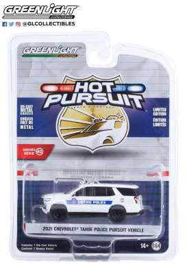 Chevrolet  - Tahoe 2021 white - 1:64 - GreenLight - 43000F - gl43000F | The Diecast Company