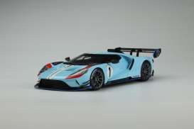 Ford  - GT MK II 2021 turquoise blue - 1:18 - GT Spirit - GT867 - GT867 | The Diecast Company
