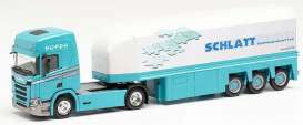 Scania  - CR 20 white/light blue - 1:87 - Herpa Trucks - H314428 - herpa314428 | The Diecast Company