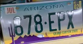 Funny Plates  - Arizona 678-EPX  - Tac Signs - funArizonaEPX | The Diecast Company